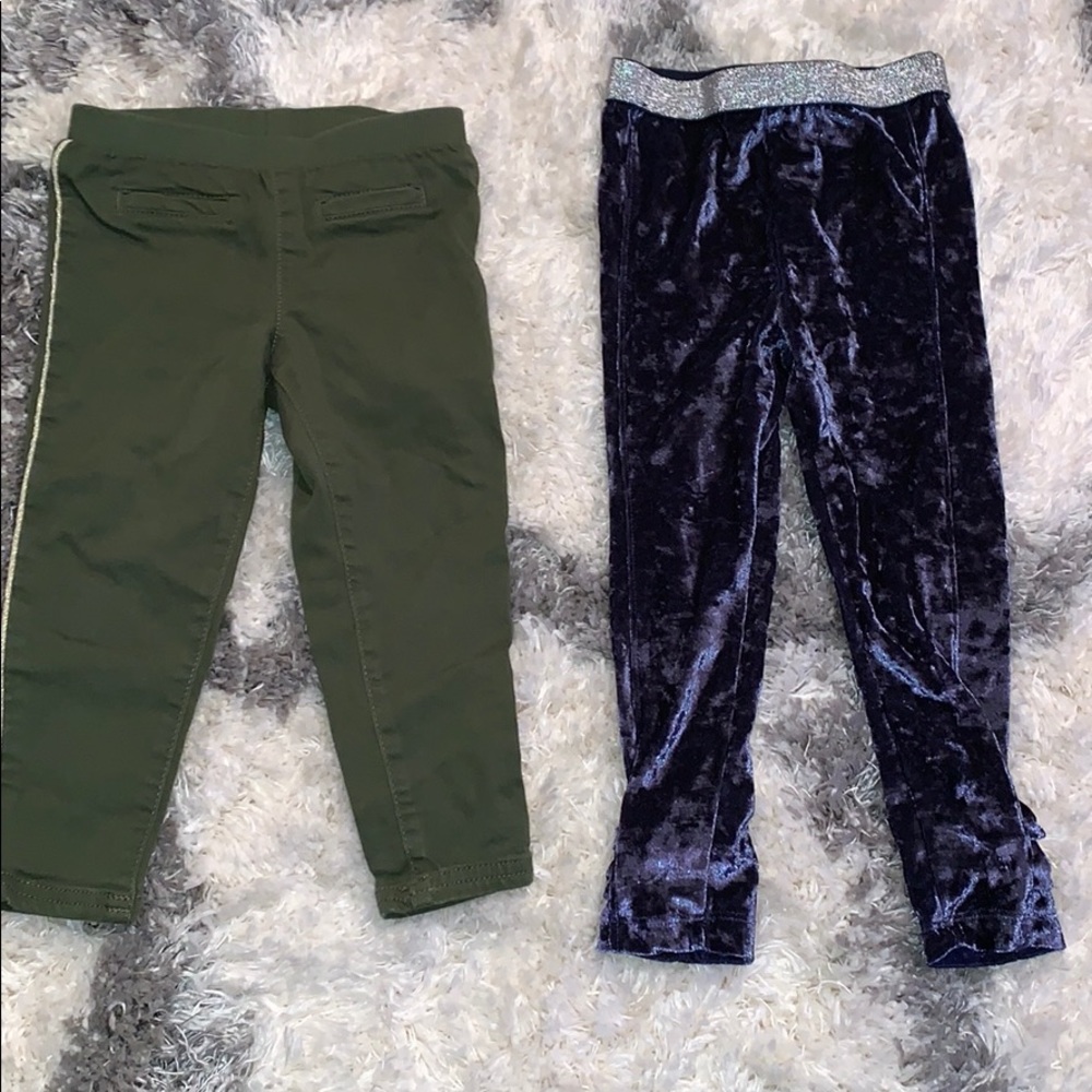 Girls bottom bundle of 2 (pants& velvet legging)